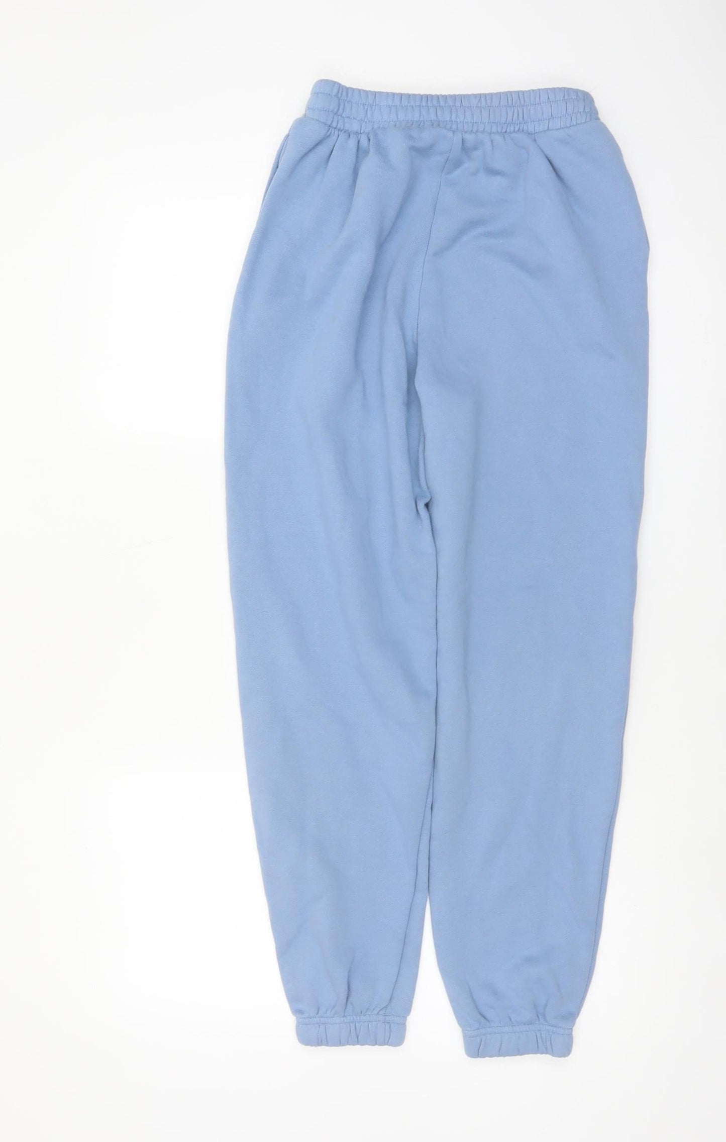 New Look Women Blue Fleece Sweatpants Size 8 Regular Fit