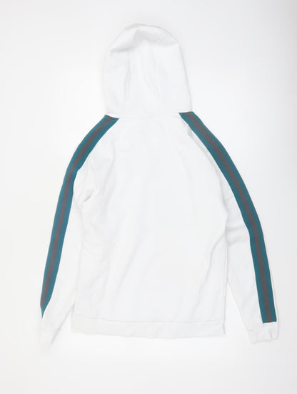 Fresh Couture Men’s White Hoodie Medium Designer Pullover