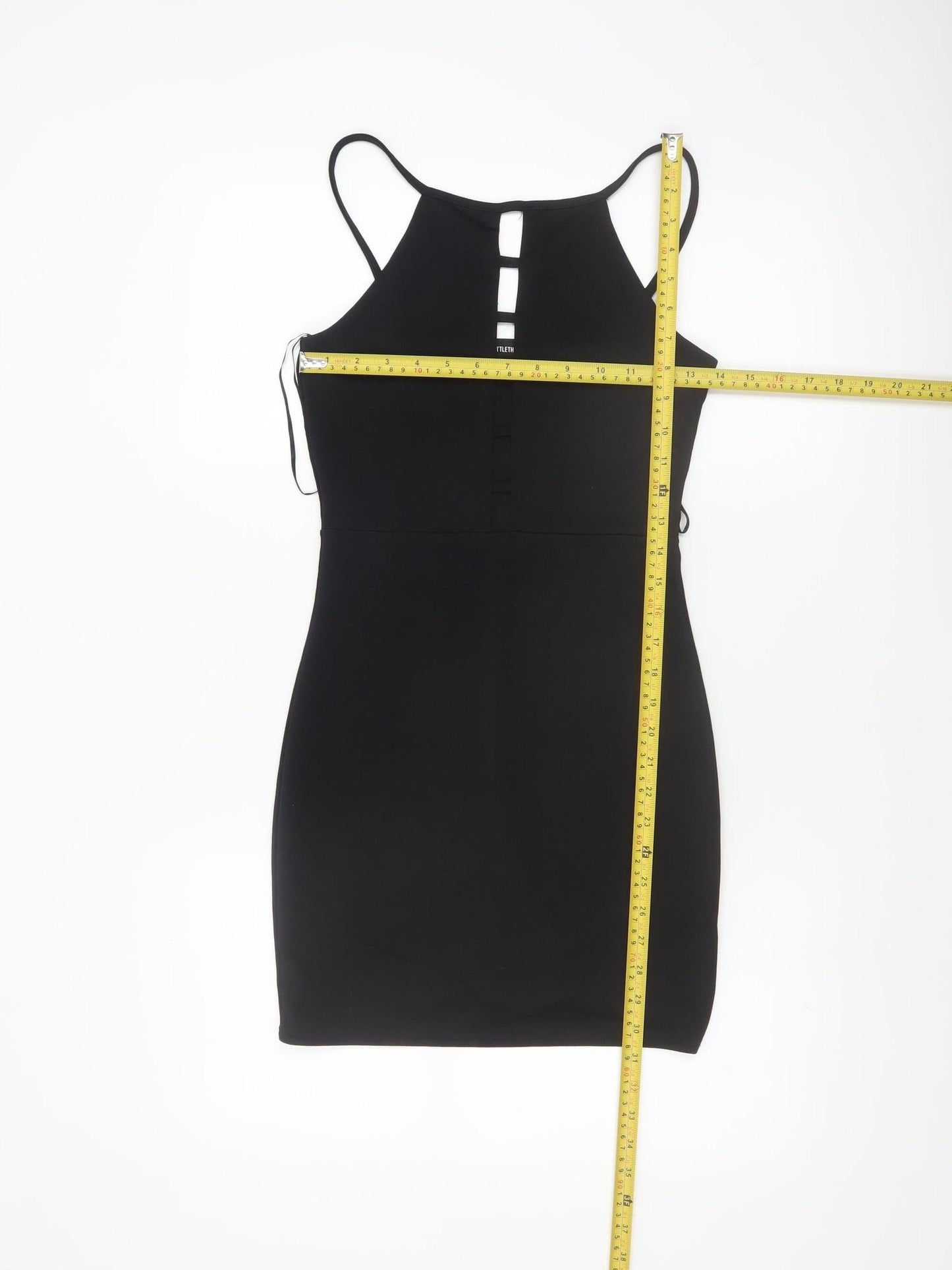 PrettyLittleThing Women’s Black Size 10 Bodycon Sleeveless Short Dress