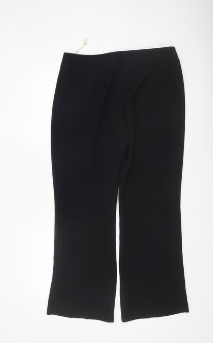 Next Women Black Polyester Dress Pants Trousers Size 14 Regular