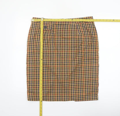 Tu Women’s Multicoloured Checked Pencil Skirt Size 16