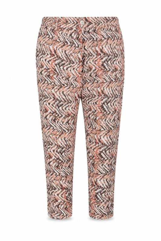 Originals Women’s Multicoloured Geometric Tapered Viscose Trousers Size 12