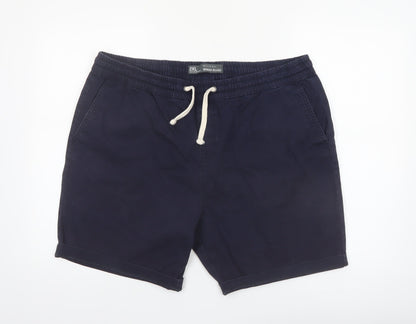 Denim Co. Men’s Blue 2XL Bermuda Relaxed Cotton Shorts