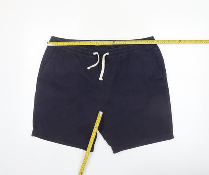 Denim Co. Men’s Blue 2XL Bermuda Relaxed Cotton Shorts