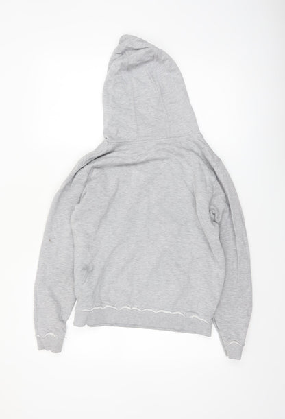 Pineapple Women's Grey Hoodie Medium Pullover Logo Cotton Blend