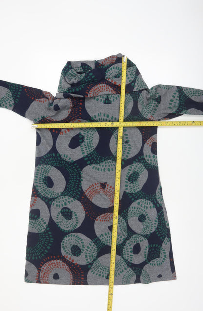 Lily & Me Women’s Multicoloured Size 14 Shift Dress Long Sleeve