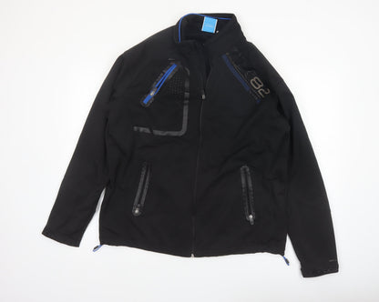 Next NX Sport Men's Black XL Softshell Jacket Windproof Water Resistant