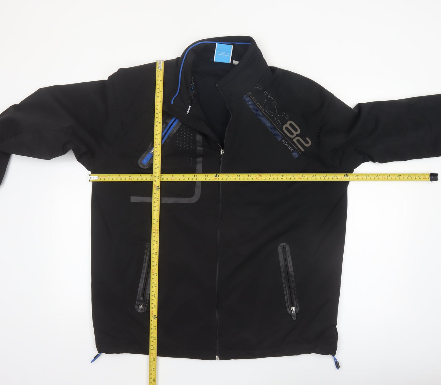 Next NX Sport Men's Black XL Softshell Jacket Windproof Water Resistant
