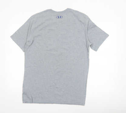 Under Armour Men's Grey Medium Graphic Sports T-Shirt