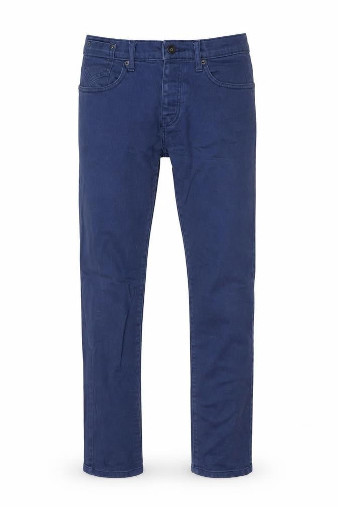 Topman Men's Blue Stretch Skinny Trousers Size 34R