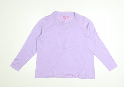 Sarah Hamilton Women’s Purple Crew Neck Long Sleeve Jumper L