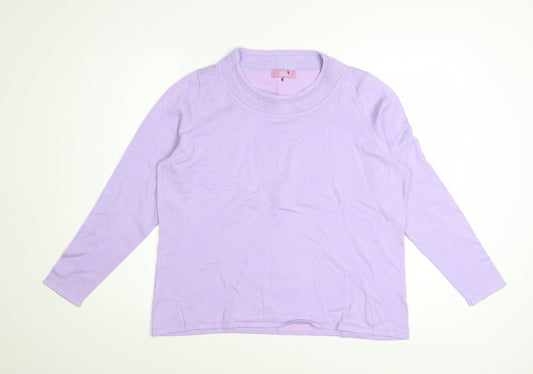 Sarah Hamilton Women’s Purple Crew Neck Long Sleeve Jumper L