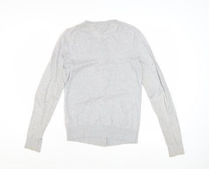 Banana Republic Women’s Grey Cotton Blend Button Cardigan Size S