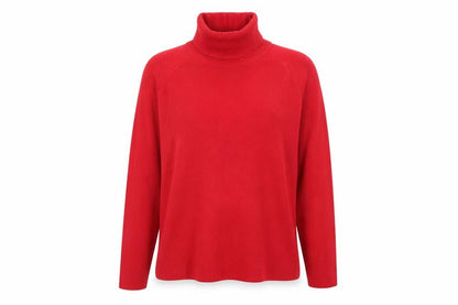Marks & Spencer Women’s Red Roll Neck Knit Jumper Size L