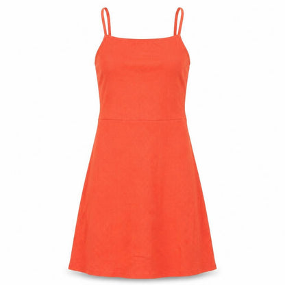 ASOS Women Orange Size 8 Slip Dress Sleeveless Stretch Modal Cotton