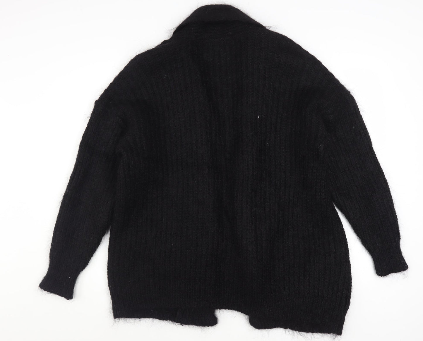 Marks and Spencer St Michael Women's Black Mohair Cardigan Size 8