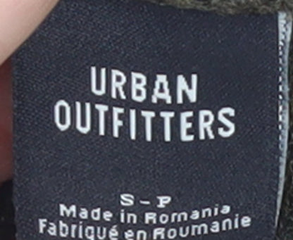 Urban Outfitters Women’s Green Sleeveless Knit Button Cardigan S