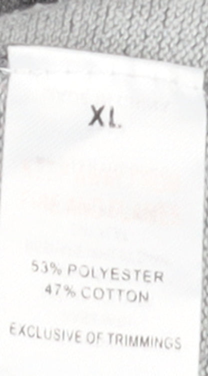 EASY Women's Grey Full Zip Knit Jumper XL Casual Lightweight