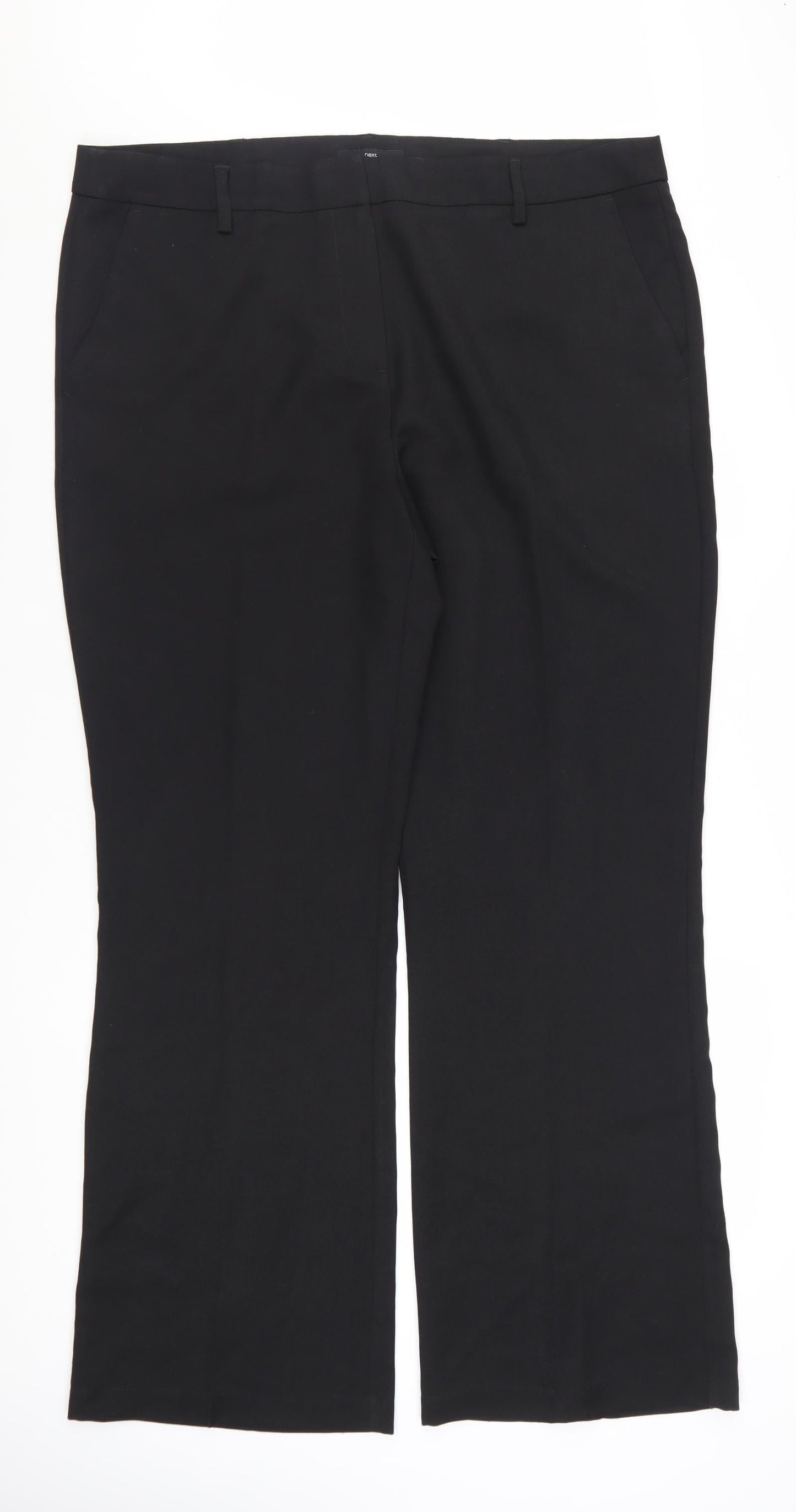 Next Women’s Black 18L Tall Straight Leg Dress Pants Trousers