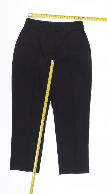 ASOS Women Black Size 6 Cropped Trousers Polyester Classic Style