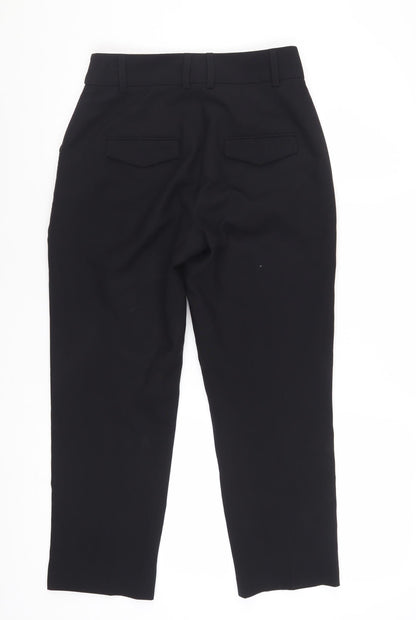 ASOS Women Black Size 6 Cropped Trousers Polyester Classic Style
