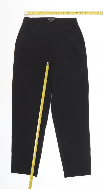 Miss Selfridge Women’s Black High Rise Slim Tapered Trousers Size 6