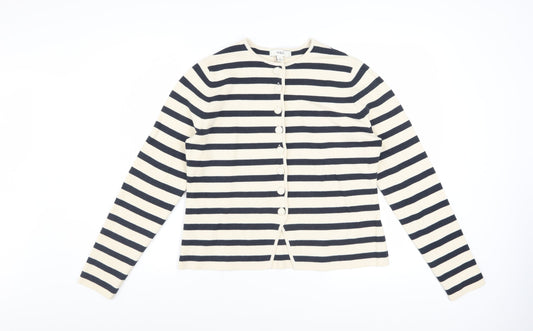 Marks and Spencer Women’s Multicoloured Stripe Cardigan M