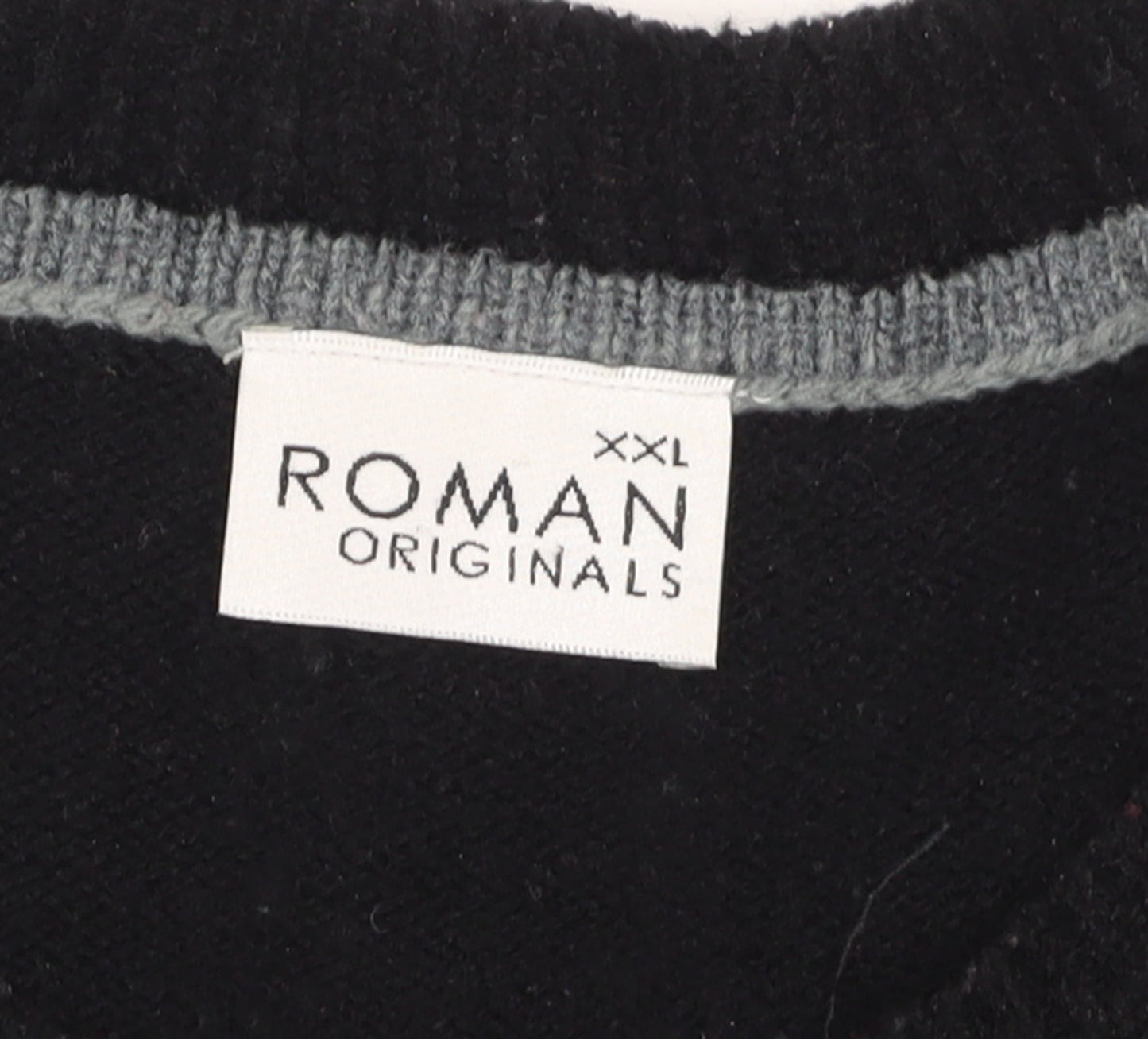 Roman Originals Women’s Grey Striped Cardigan 2XL Knit Jumper