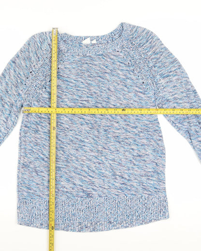 GAP Women’s Multicoloured Cotton Crew Neck Jumper Size M