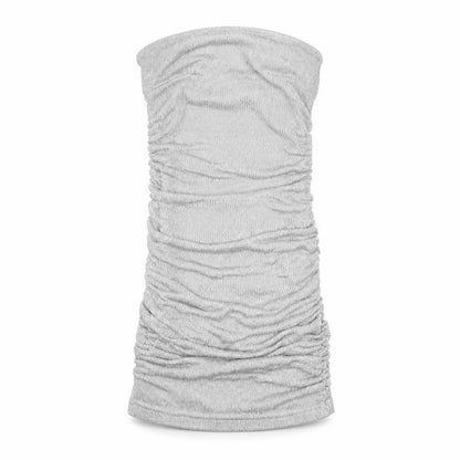 Motel Rocks Women's Silver Strapless Bodycon Mini Dress XS