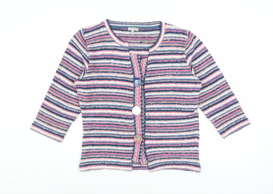 Marks and Spencer Per Una Women’s Multicoloured Striped Cardigan Size 16