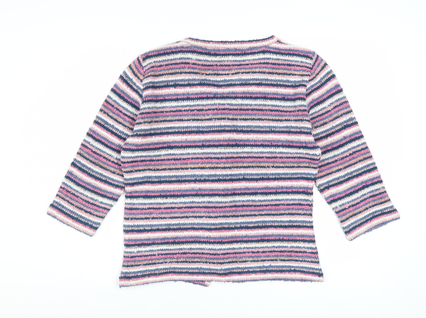 Marks and Spencer Per Una Women’s Multicoloured Striped Cardigan Size 16