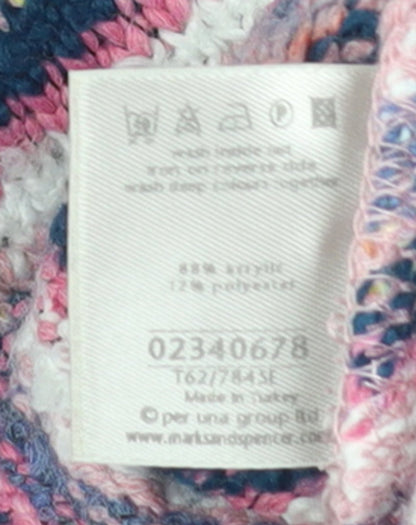 Marks and Spencer Per Una Women’s Multicoloured Striped Cardigan Size 16