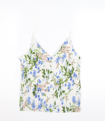 New Look Women's Multicoloured Floral V-Neck Camisole Top Size 12