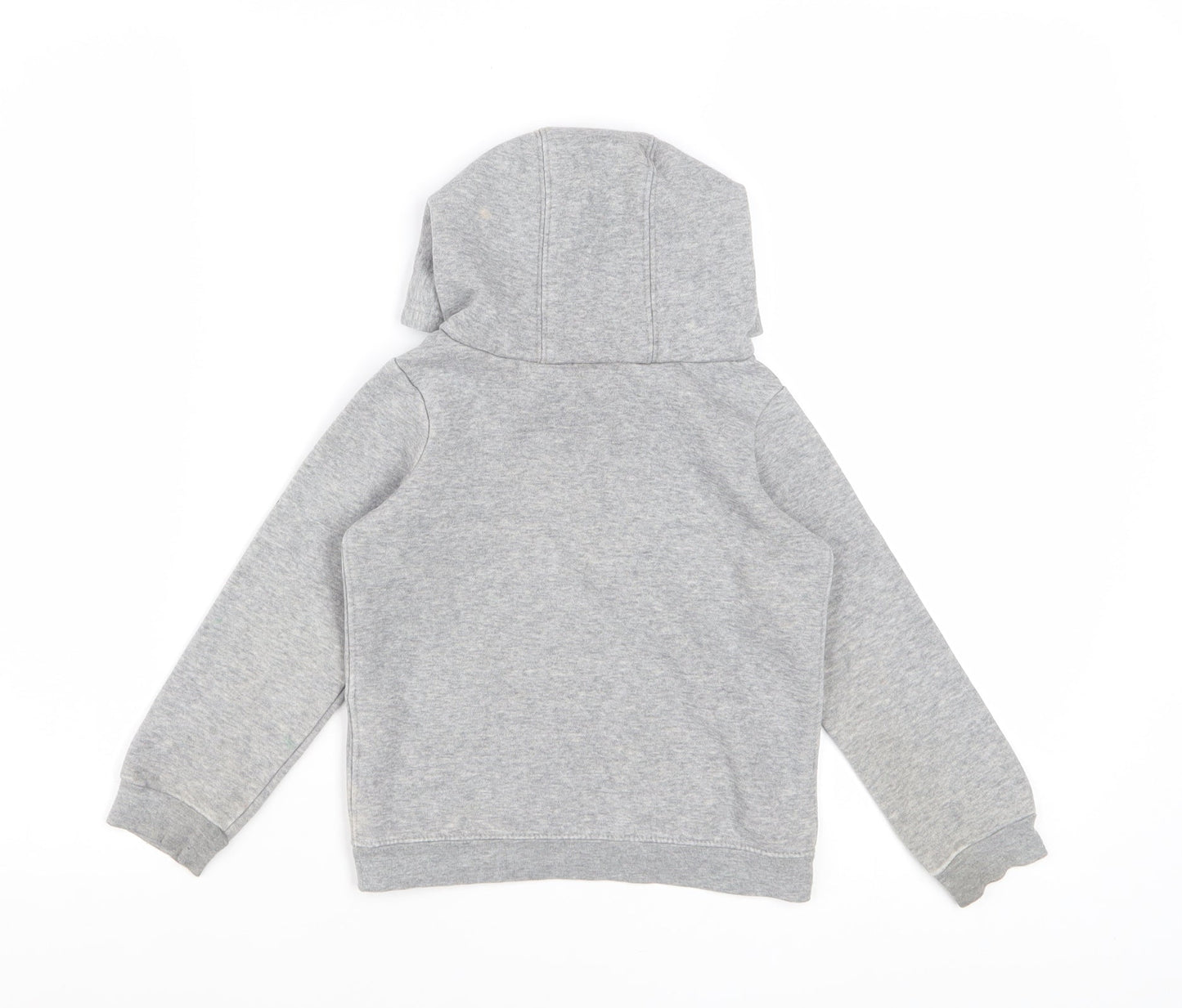 Nike Boys Grey Pullover Hoodie 2-3 Years Cotton Blend Graphic Logo