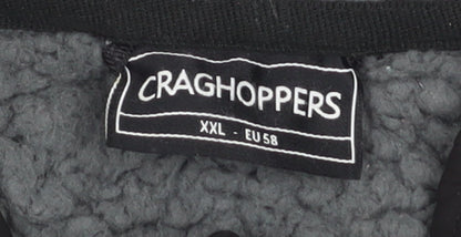 Craghoppers Men’s Black 2XL Softshell Jacket Windproof Water Resistant