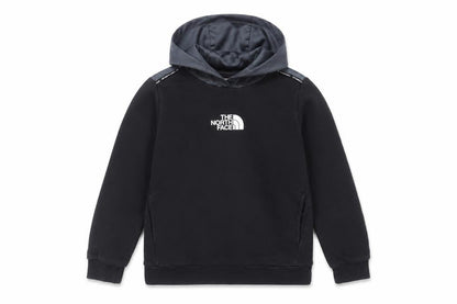 The North Face Boys Black Pullover Hoodie L Cotton Blend Warm Top