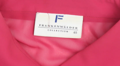 Frankenwälder Women Pink 3/4 Sleeve Button-Up Blouse UK 20