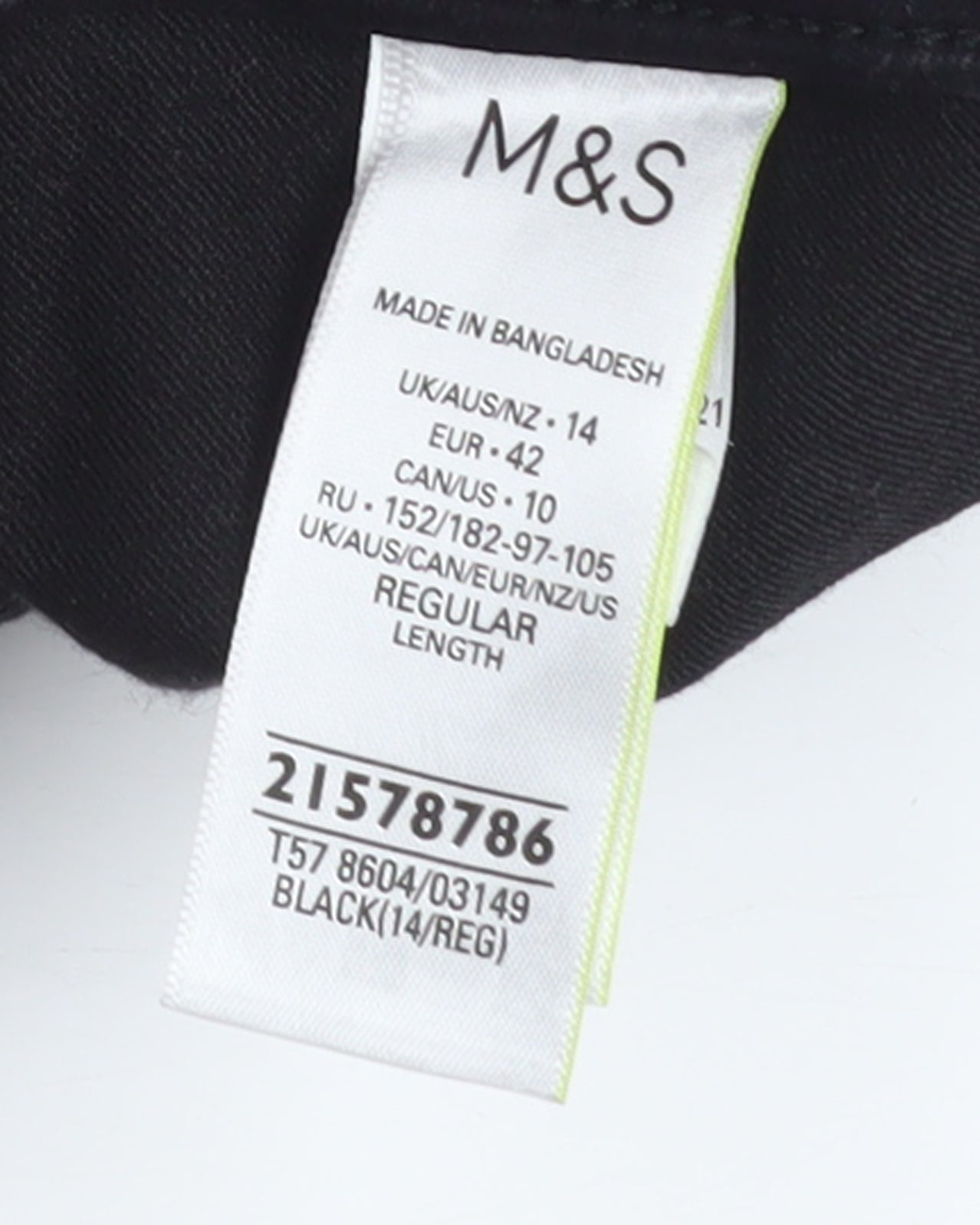 Marks and Spencer Women’s Black Slim Jegging Jeans Size 14 Regular