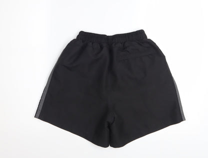 Lonsdale Men's Black Regular Fit Quick Dry Sports Shorts Size S