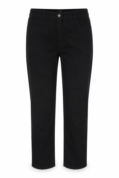 SOON Women's Black Stretch Straight Jeans Size 14 Regular
