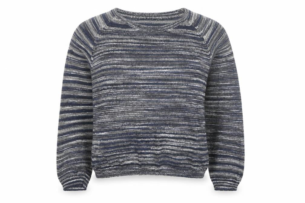 Next Women's Blue Striped Crew Neck Long Sleeve Pullover Jumper Size 10