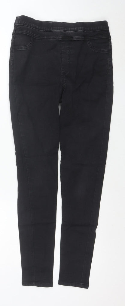 F&F Women’s Black Skinny Jeans Size 10 Stretch Cotton Blend