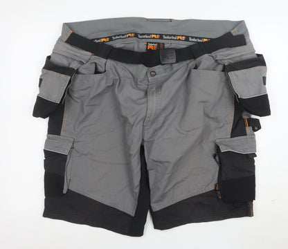 Timberland PRO Men's Grey 2XL Cargo Work Shorts Cotton Blend