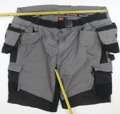 Timberland PRO Men's Grey 2XL Cargo Work Shorts Cotton Blend