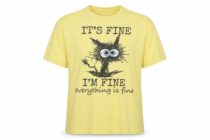 Port & Company Men's Yellow Funny Quote Graphic XL T-Shirt