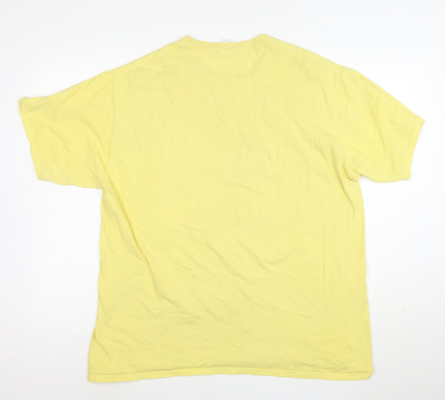 Port & Company Men's Yellow Funny Quote Graphic XL T-Shirt