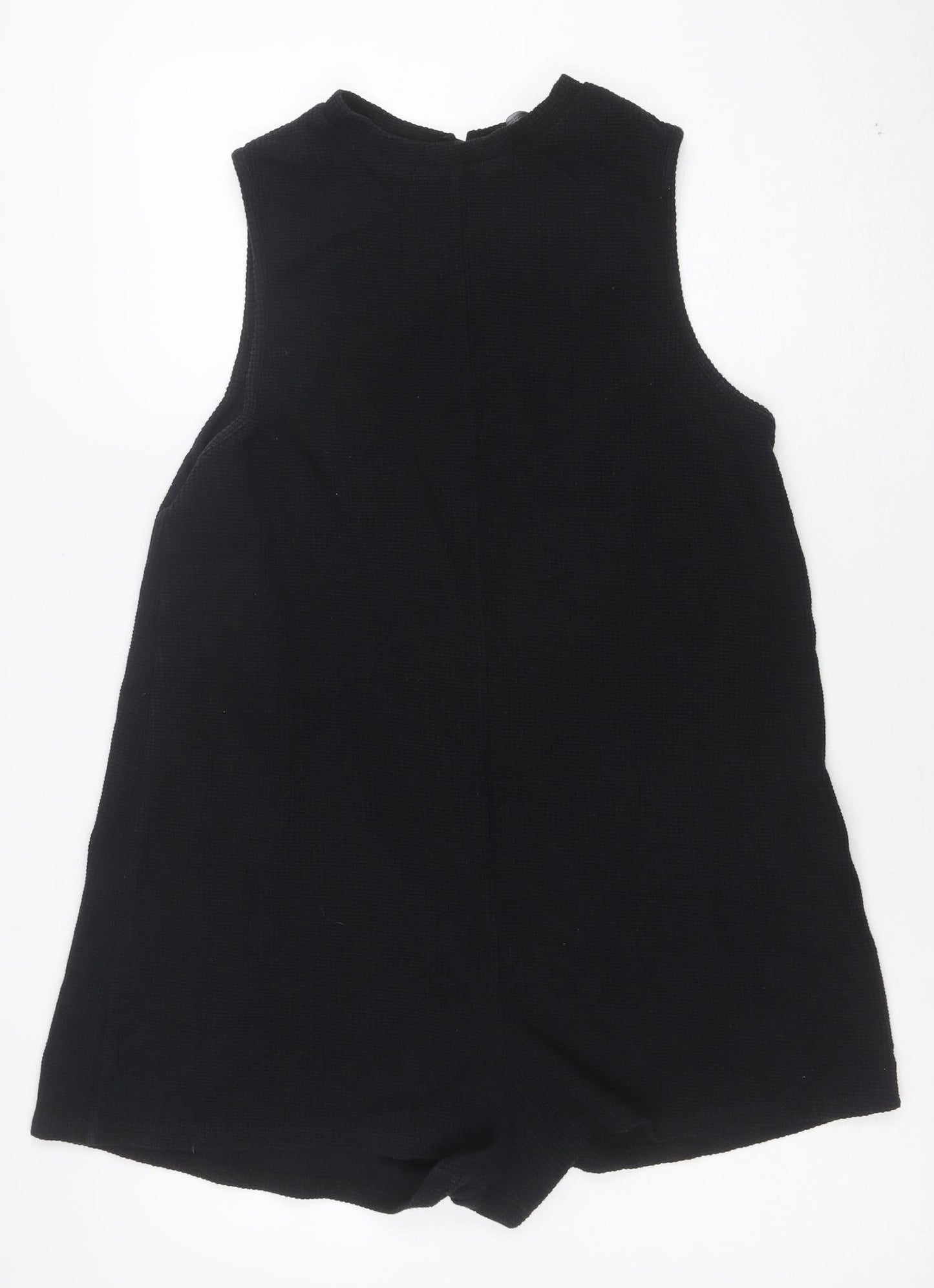 ASOS Women’s Black Sleeveless Knit Playsuit Size 14