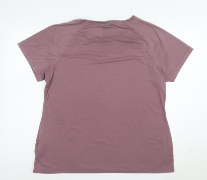 Mountain Warehouse Womens Purple Quick Dry Sports T-Shirt Size 14