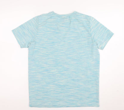 Align Outdoors Boys Blue Short Sleeve Crew Neck T-Shirt Size 12-13